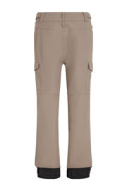 thumbnail: Beige dames O'Neill skibroek Utility van polyester met rits- en drukknoopsluiting en effen