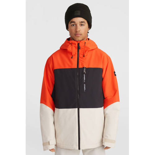 O'Neill ski-jas CARBONITE oranje/bruin/ecru afbeelding