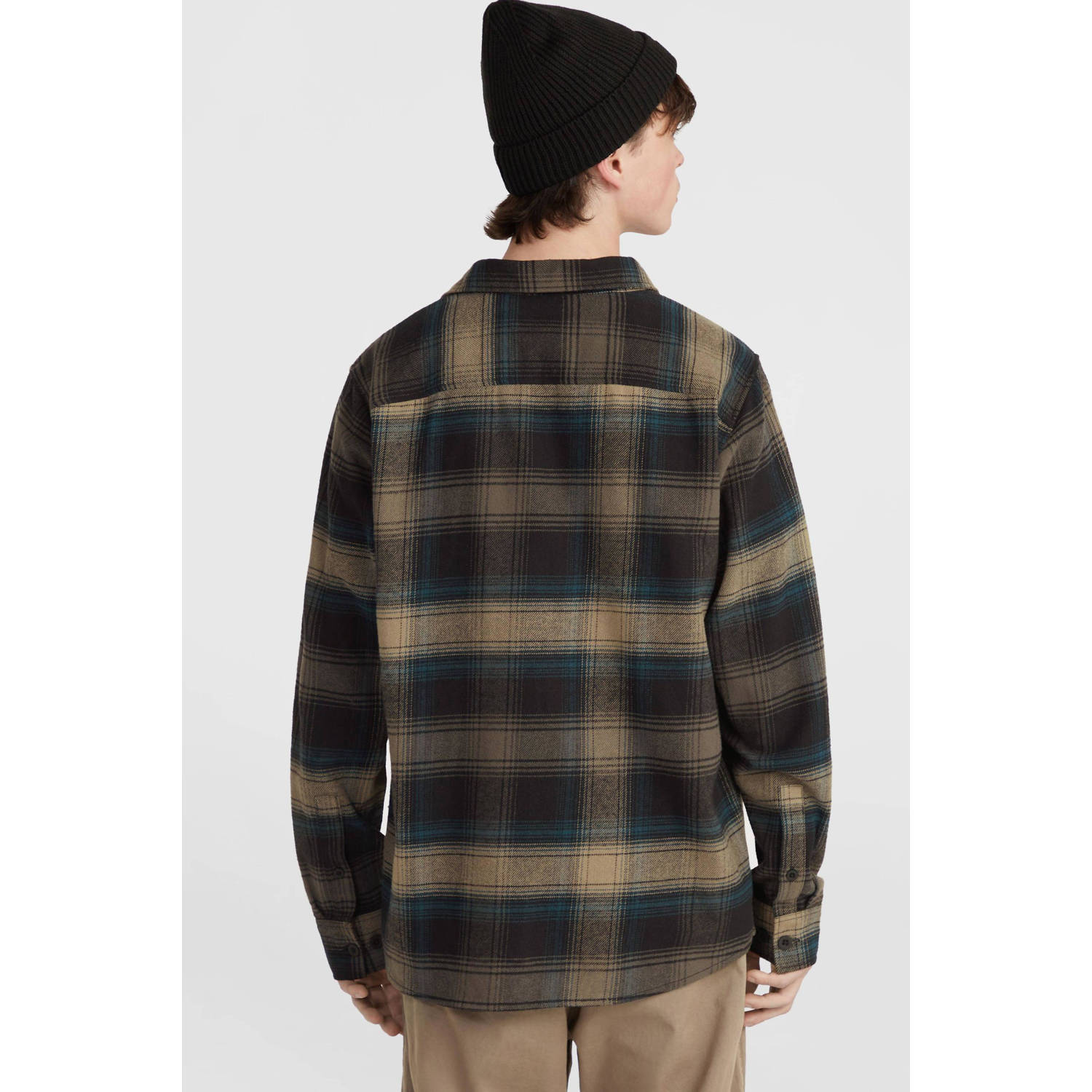 O'Neill geruit flanellen overshirt blauw