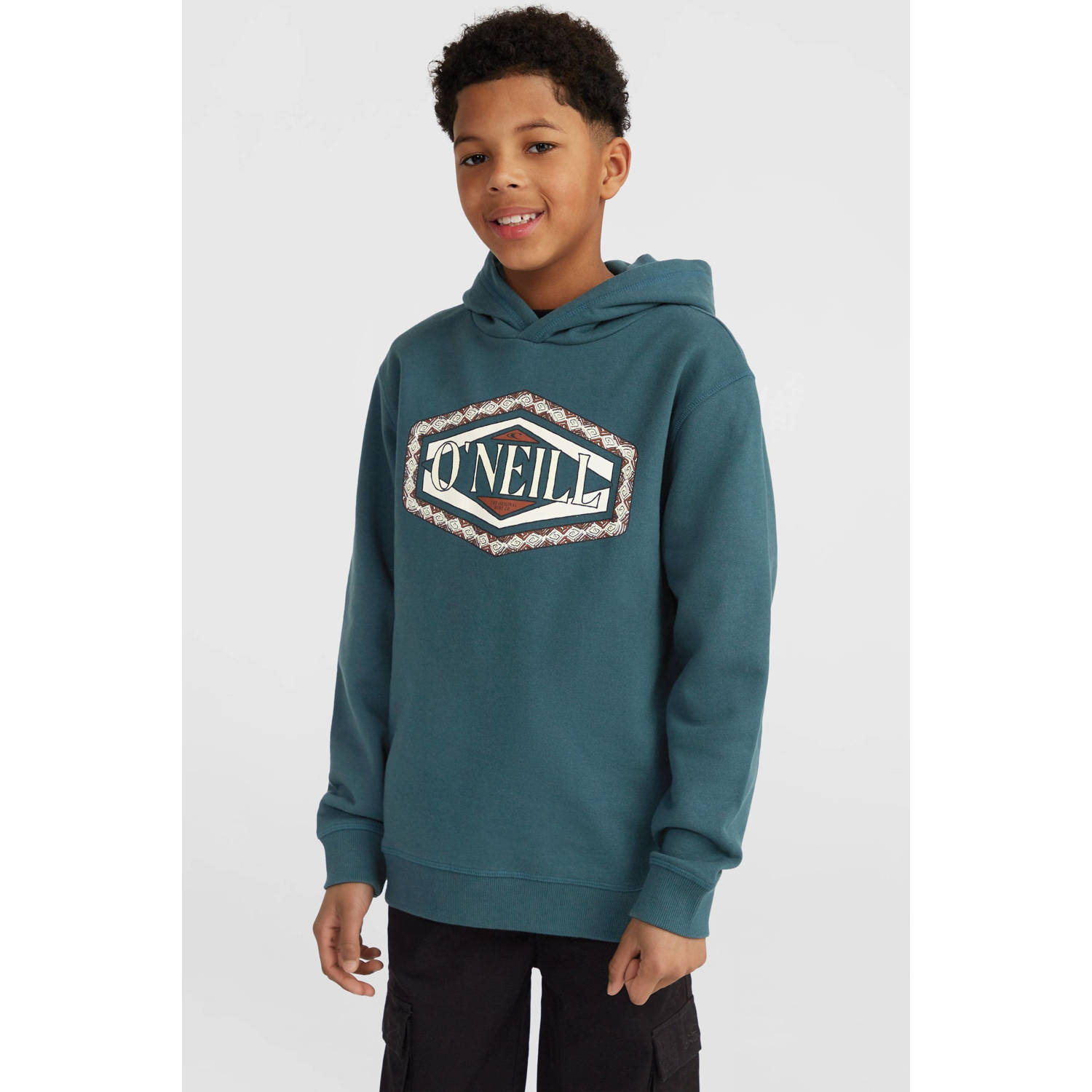 O'Neill hoodie met printopdruk zeegroen