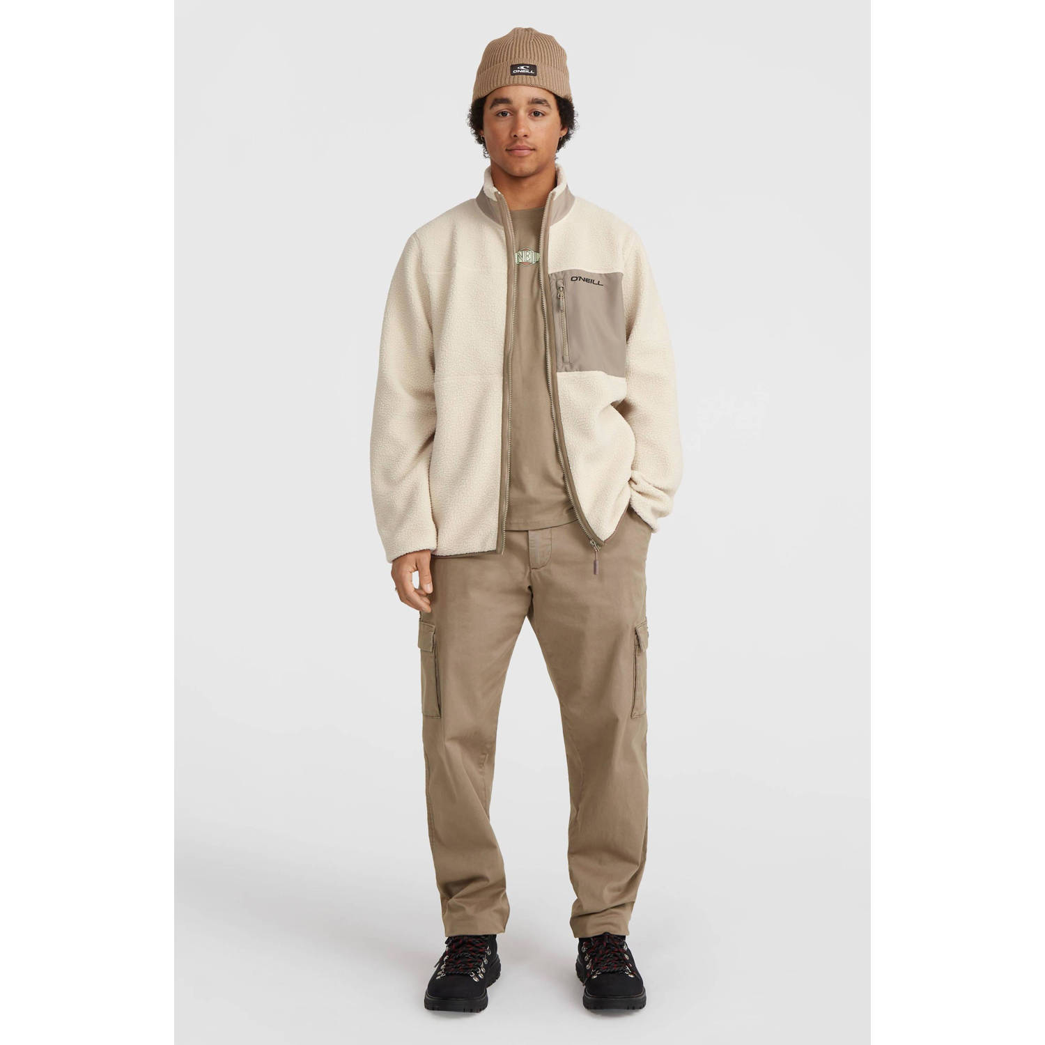 O'Neill regular fit cargo broek concrete
