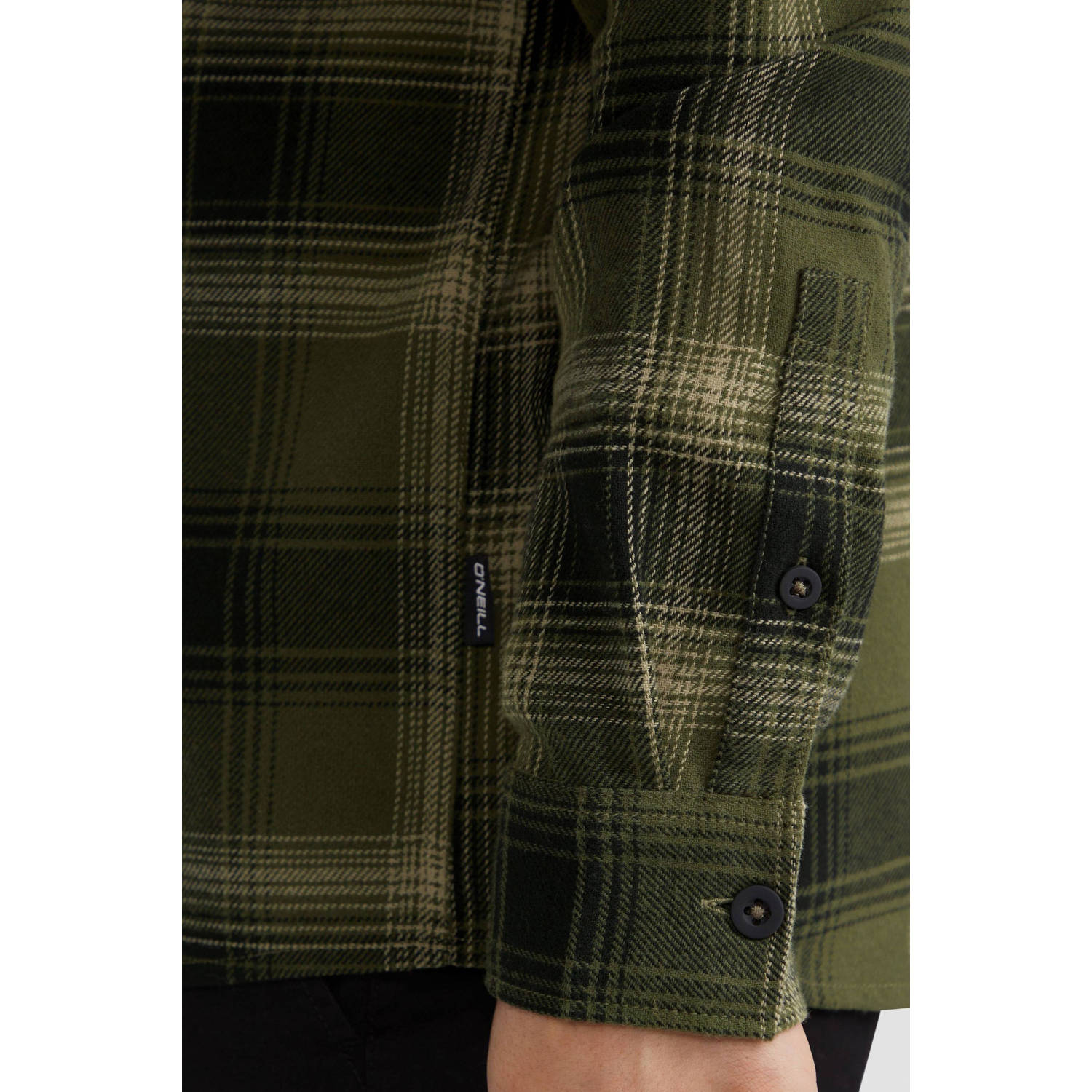 O'Neill geruit flanellen overshirt groen