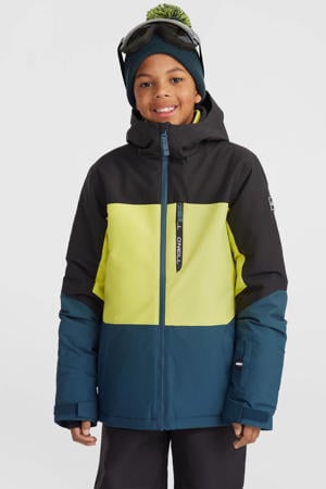 ski-jas CARBONITE zwart/geel/donkerblauw