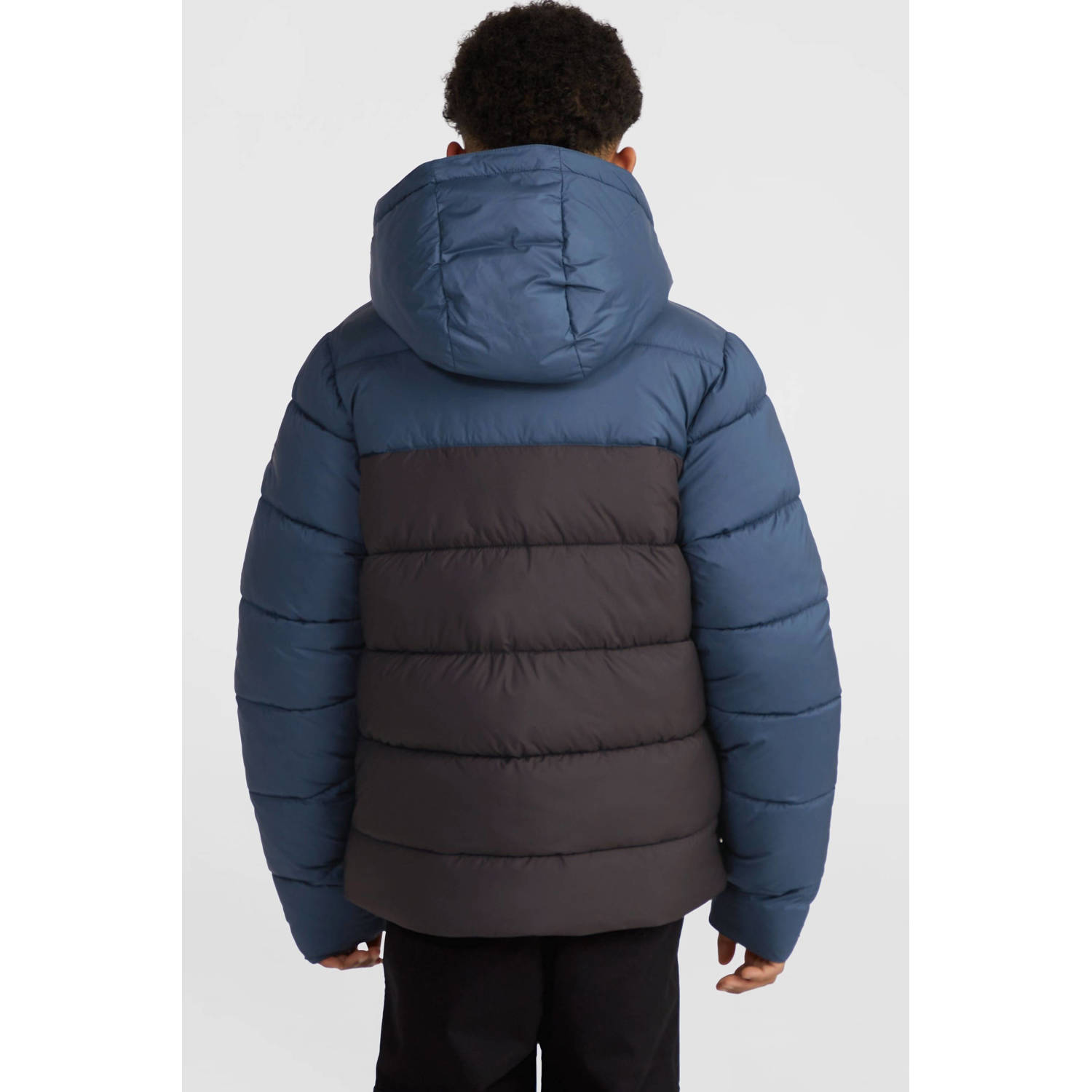 O'Neill gewatteerde winterjas donkergrijs blauw