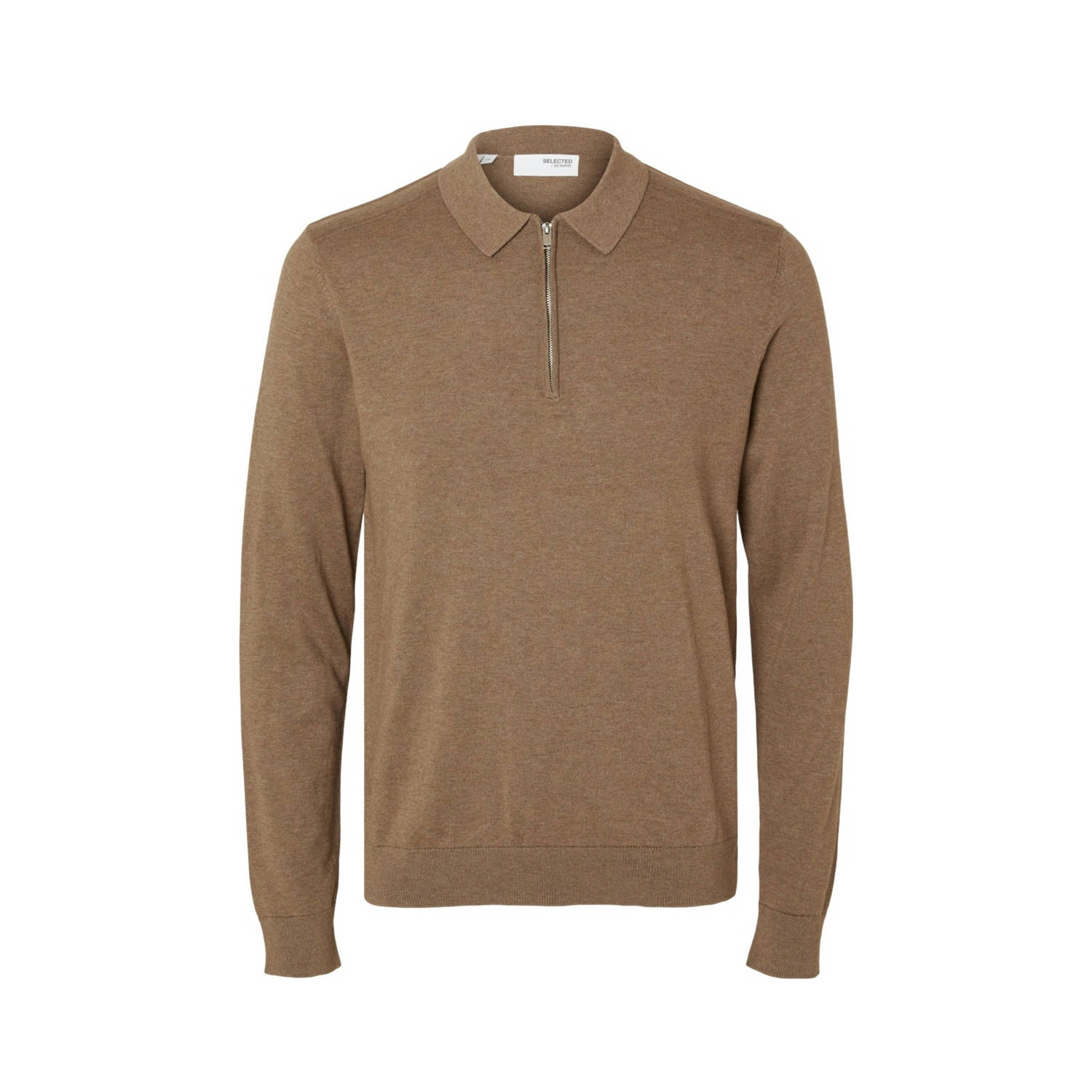 SELECTED HOMME sweater SLHBERG bruin