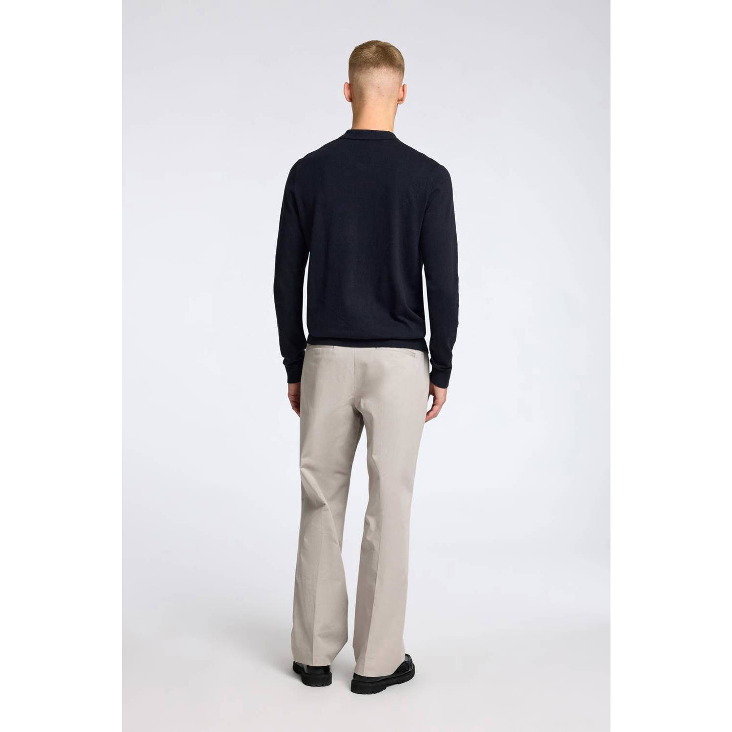 SELECTED HOMME sweater SLHBERG donkerblauw