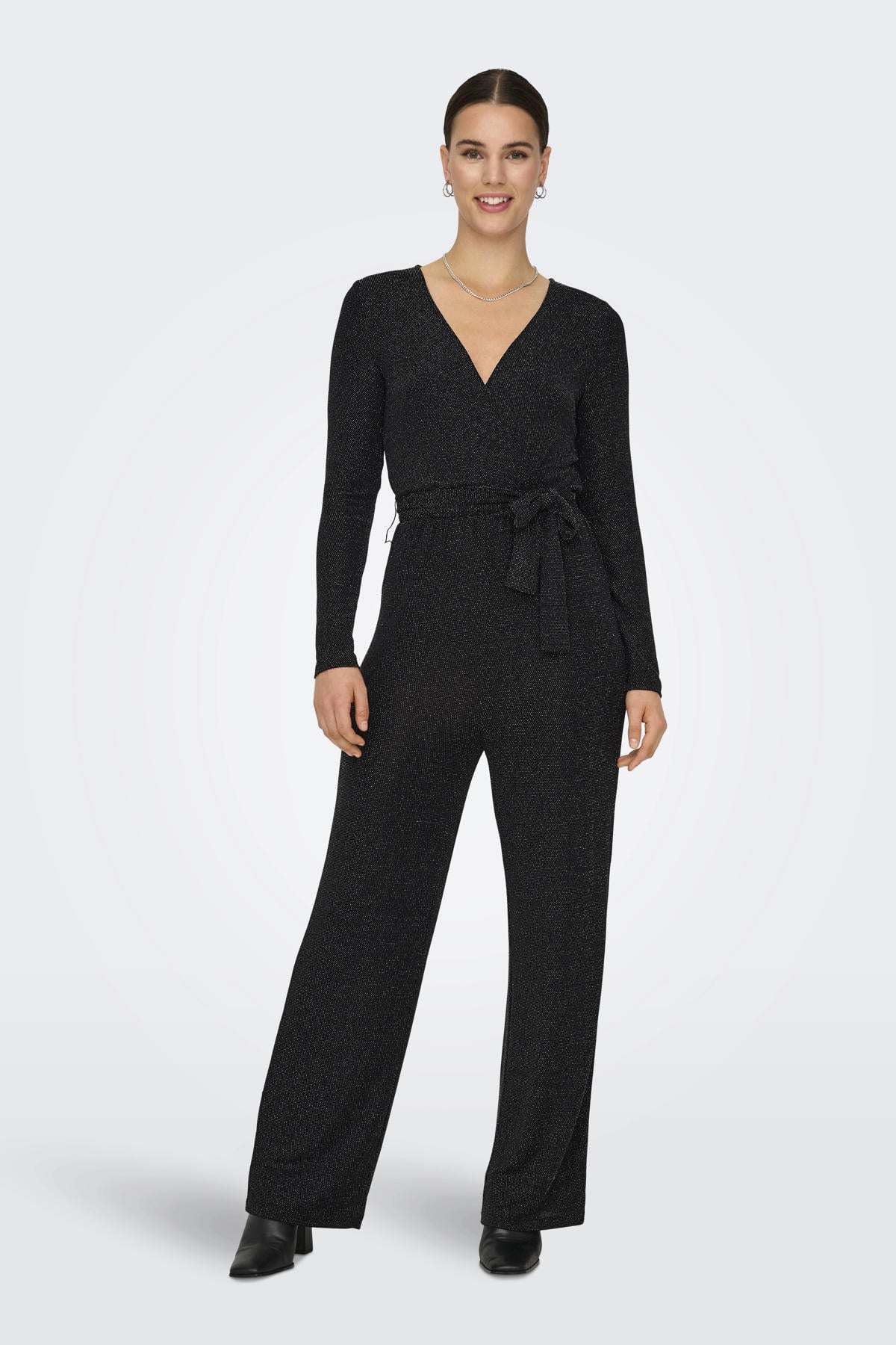 HSAJS jumpsuit voor dames, lange mouwen, geribbeld, kort, strakke yoga bodysuit, overall met hoekige hals, stretch bodycon romper, sportpak, eendelig, broekpak, trainingspak, zwart, S