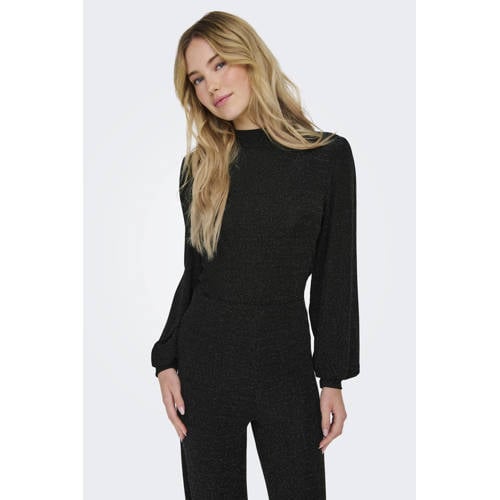 ONLY top ONLCLARA zwart afbeelding