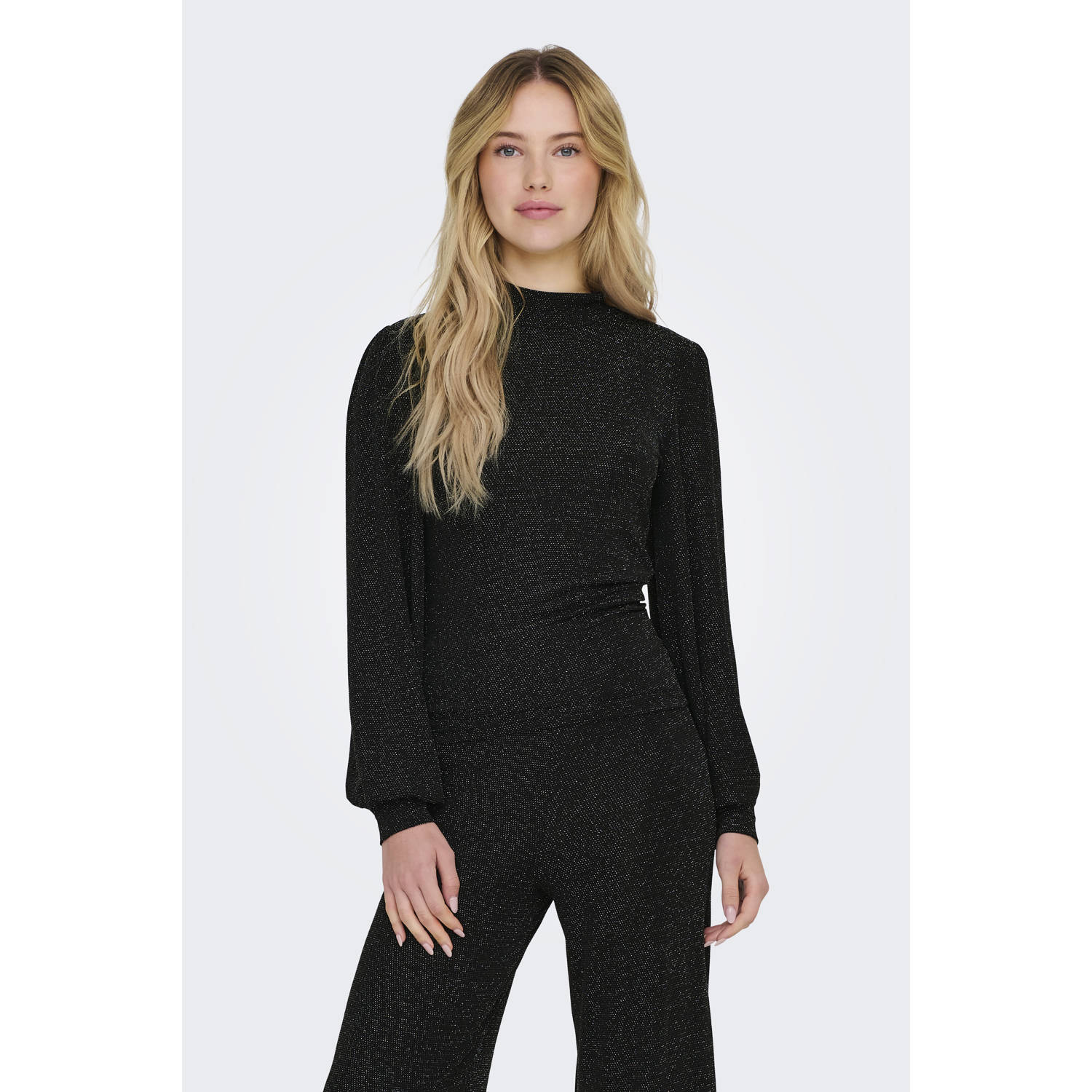 ONLY top ONLCLARA zwart