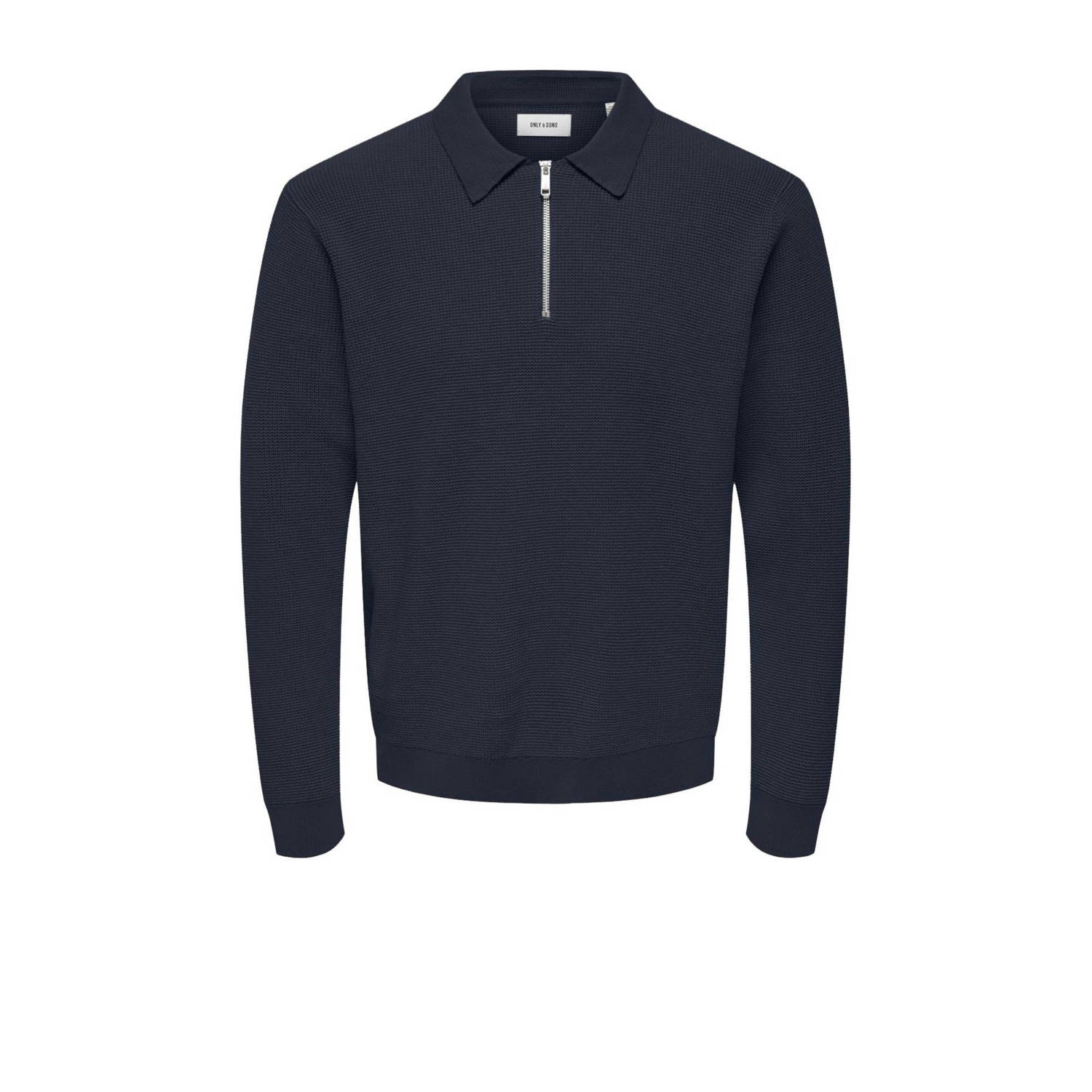 ONLY & SONS gebreide trui ONSMATTEO donkerblauw