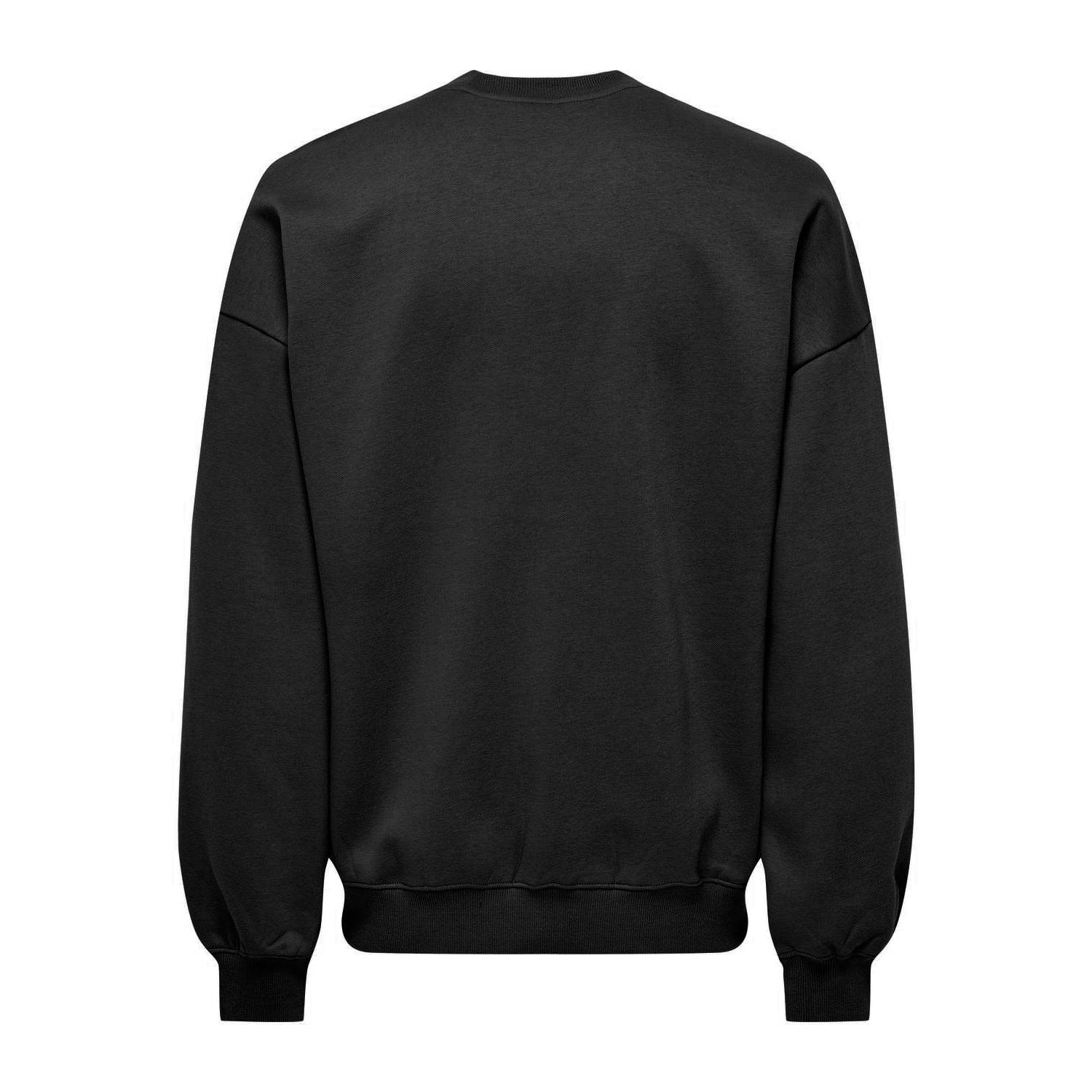 ONLY & SONS sweater ONSTURNER zwart