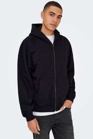 sweatvest ONSTURNER zwart