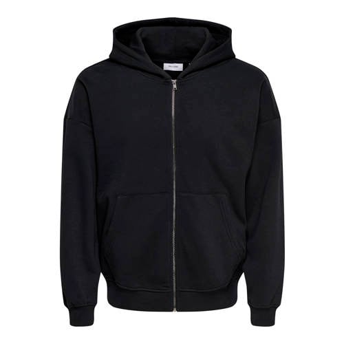 ONLY & SONS sweatvest ONSTURNER zwart afbeelding