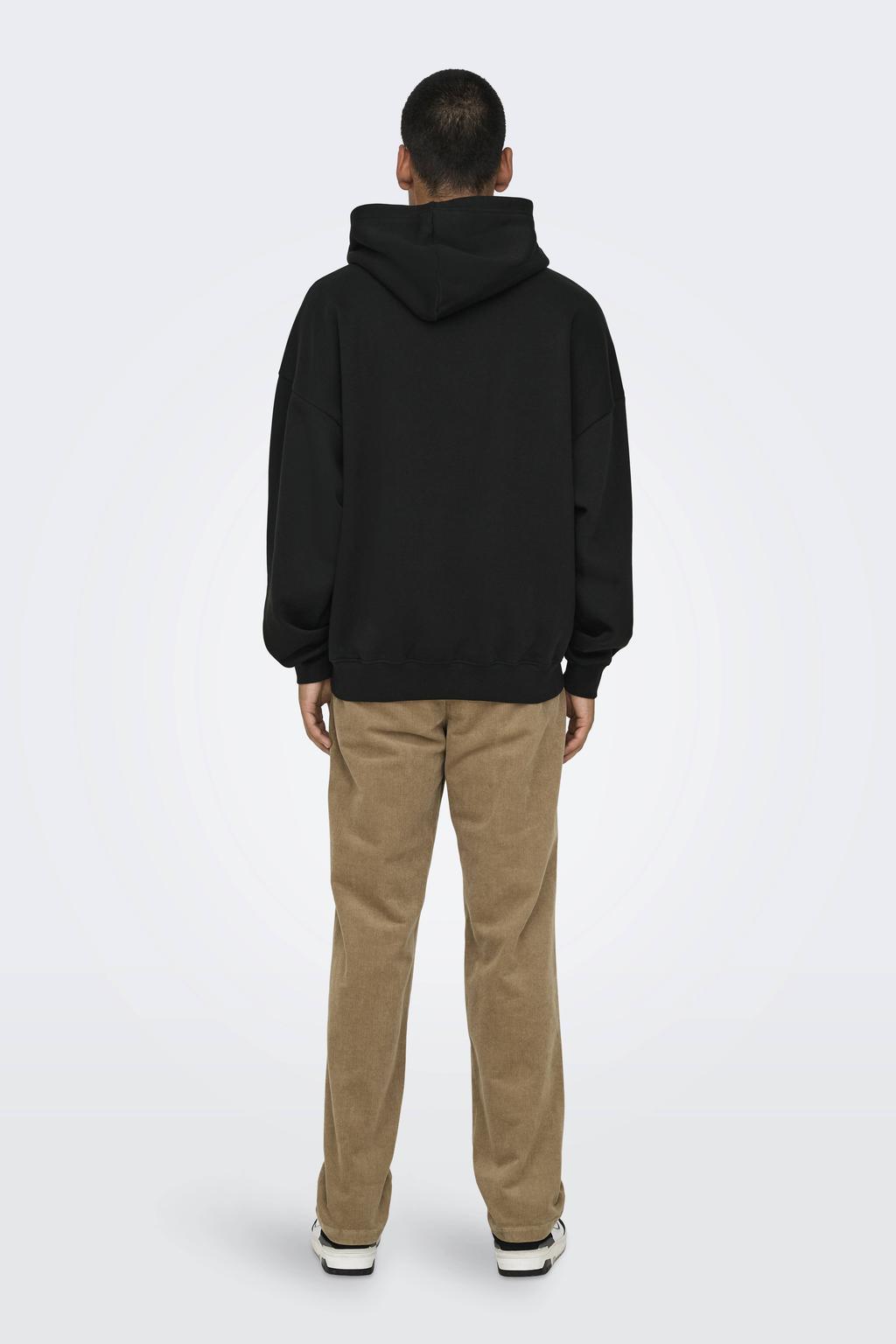 ONLY & SONS hoodie zwart