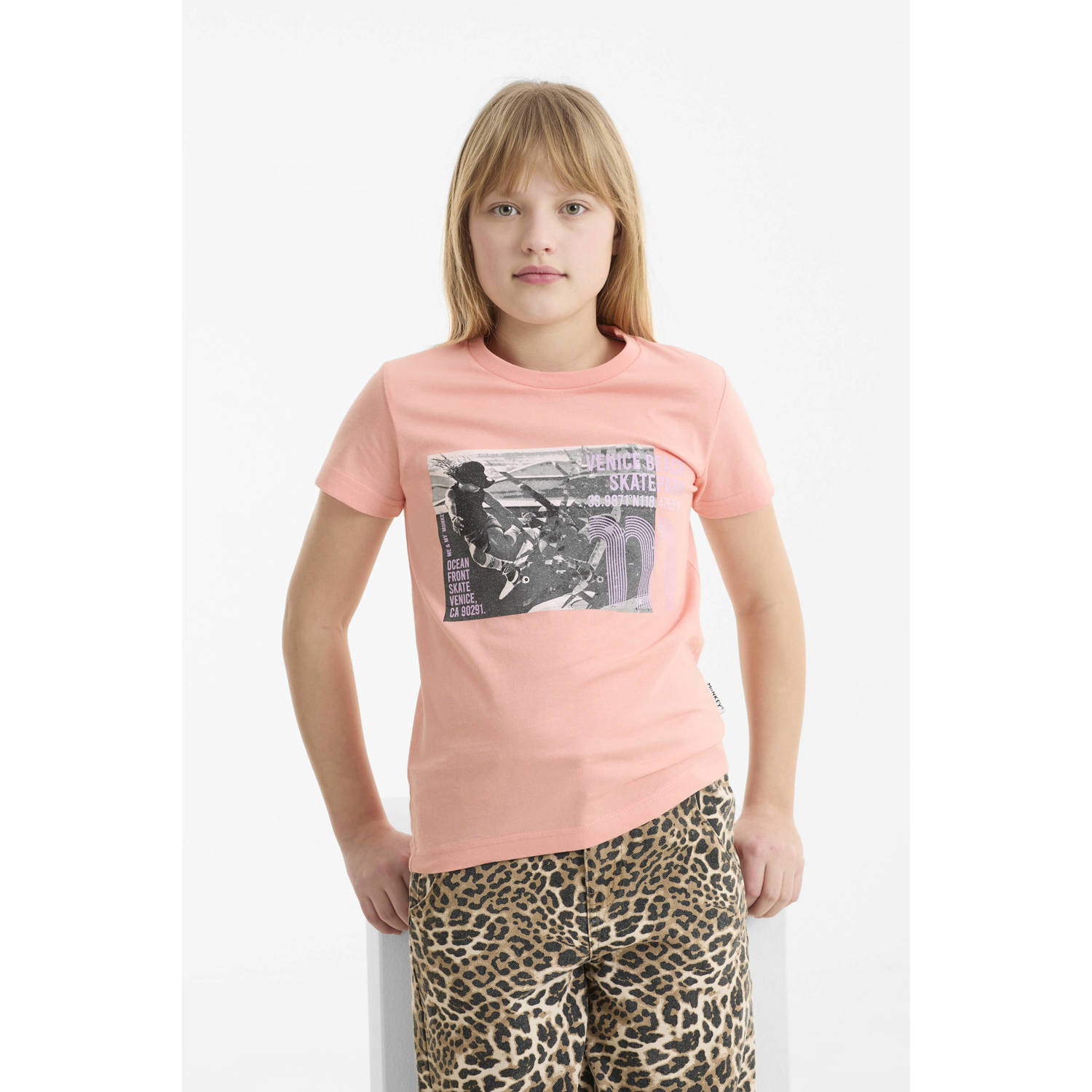 Me & My Monkey T-shirt met printopdruk