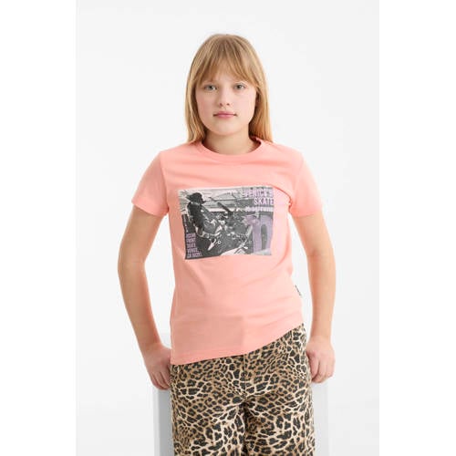 Me & My Monkey T-shirt met printopdruk afbeelding