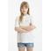 Me & My Monkey Oversized T-shirt met printopdruk lichtblauw