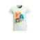 Me & My Monkey T-shirt met printopdruk lichtblauw