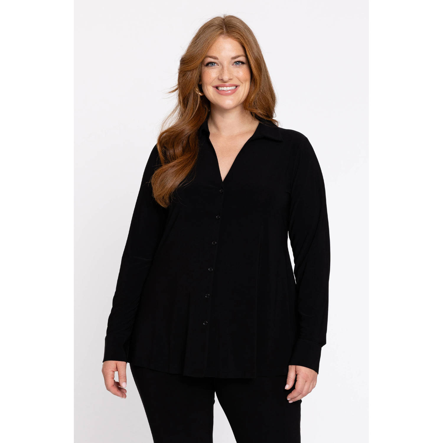 YOEK Lovers Collection blouse DOLCE zwart