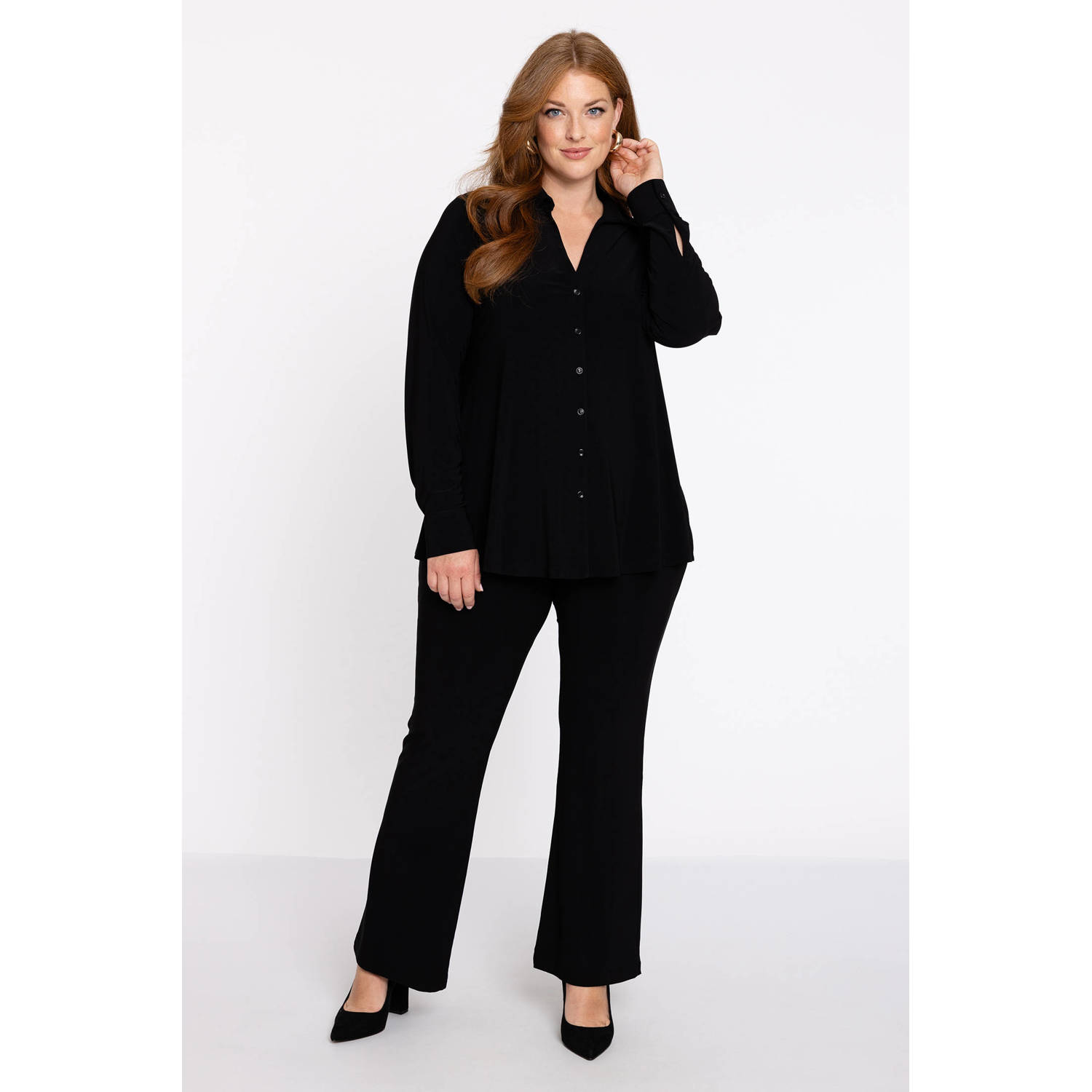 YOEK Lovers Collection blouse DOLCE zwart