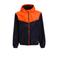 Orange Stars hooded jacket zwart/oranje