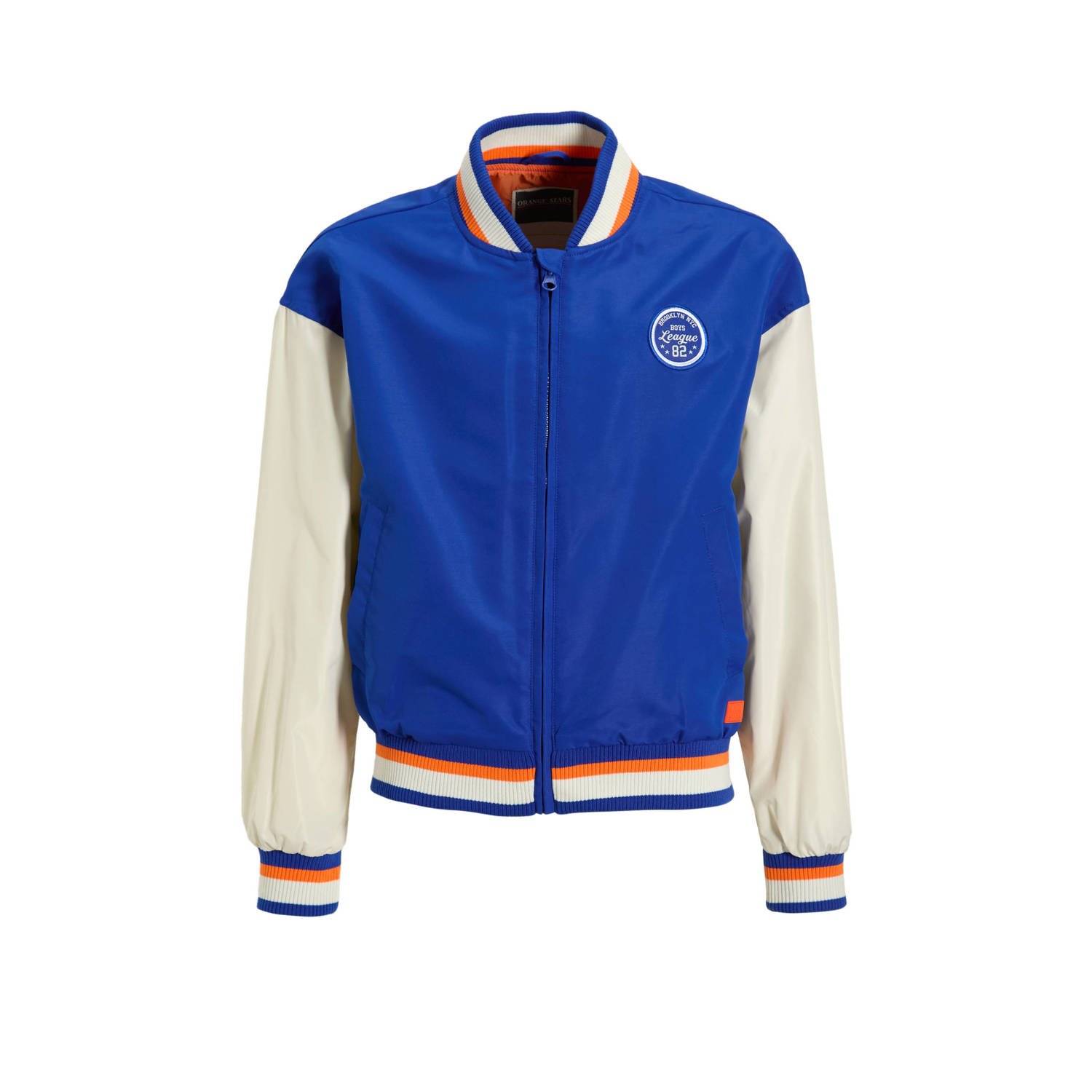 Orange Stars baseball jacket blauw