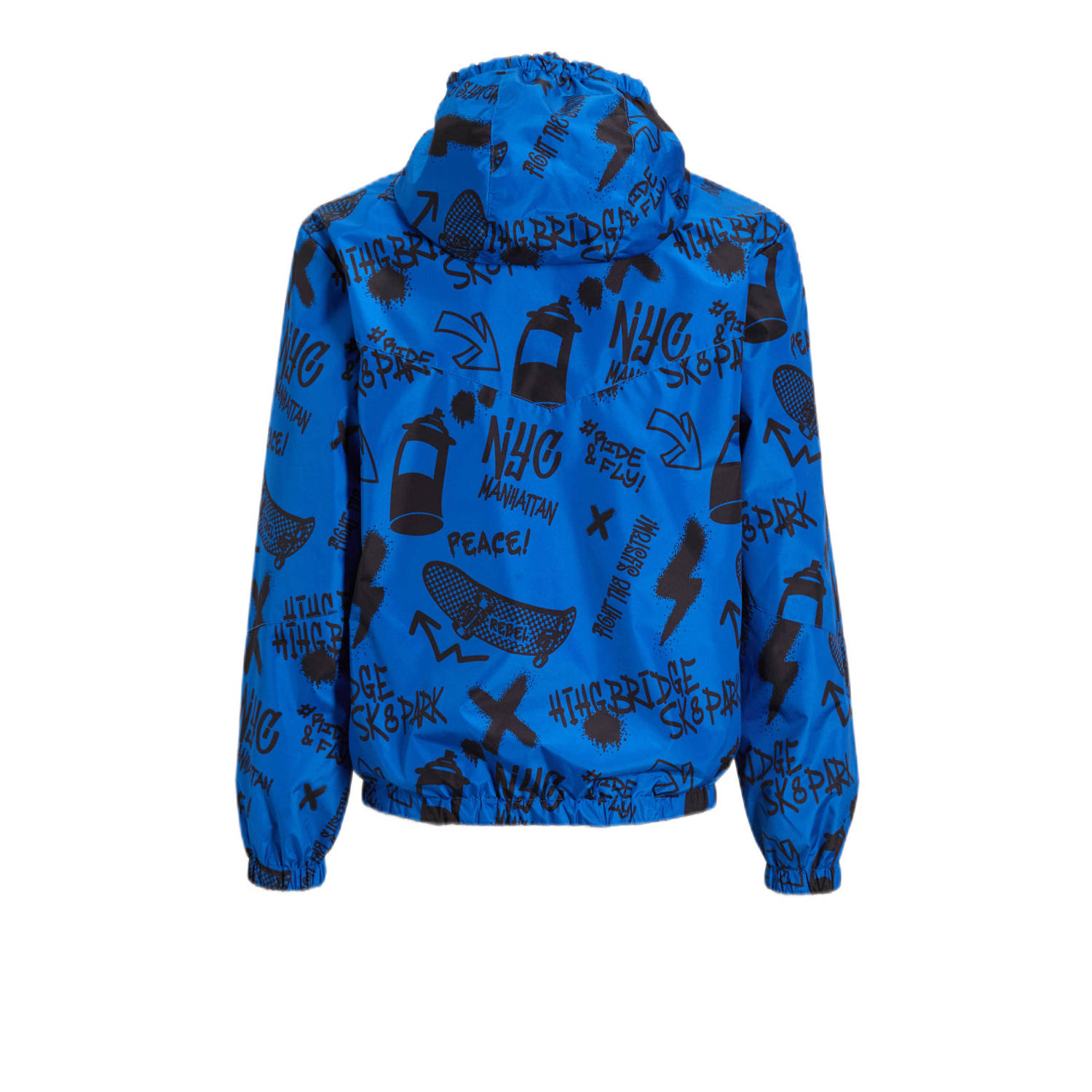 Orange Stars reversible jacket blauw
