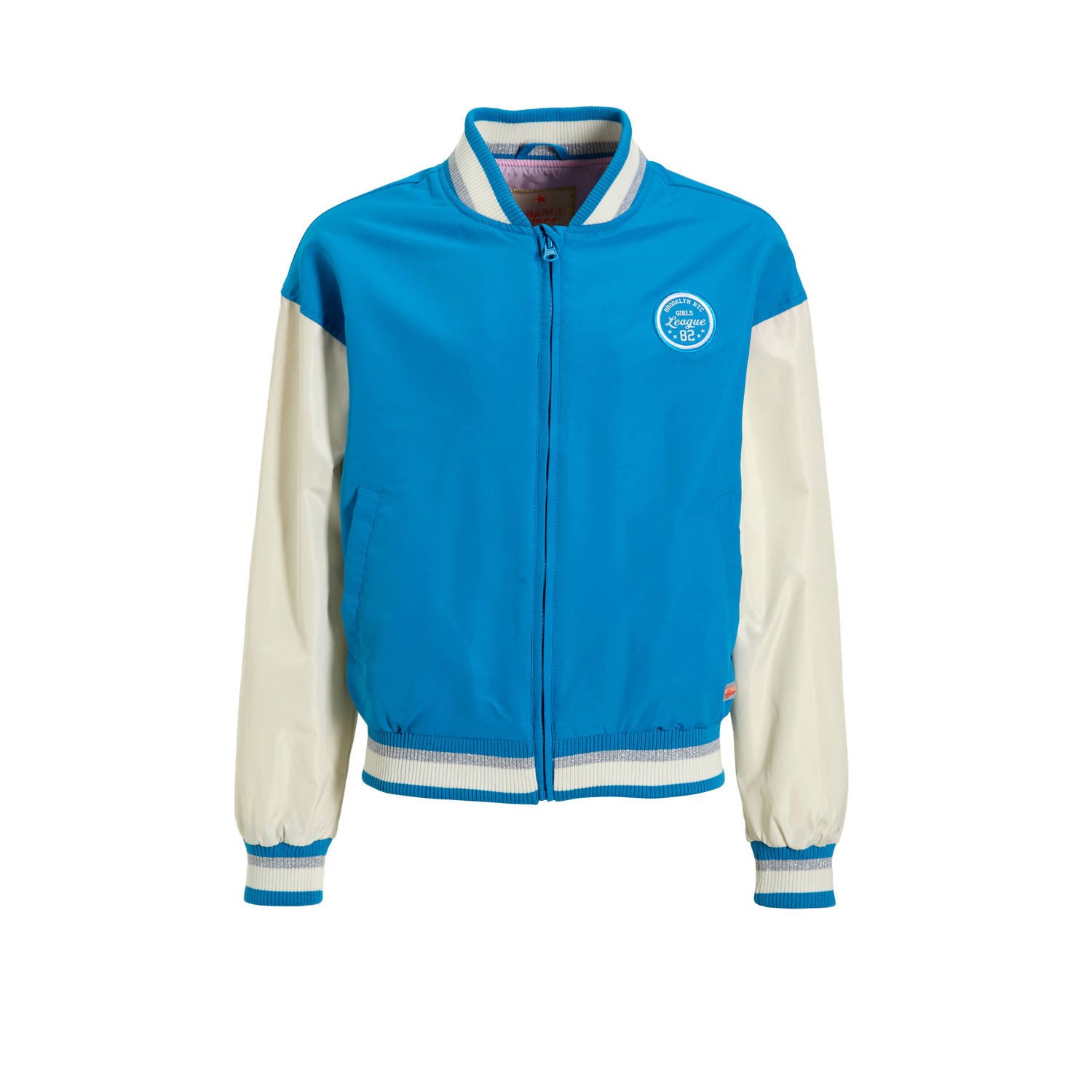 Orange Stars baseball jacket blauw