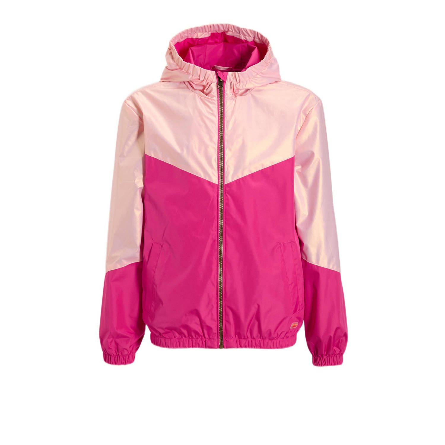 Orange Stars roze metallic jas