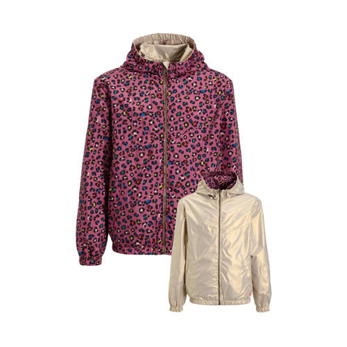 Orange Stars reversible jas panterprint/goud afbeelding