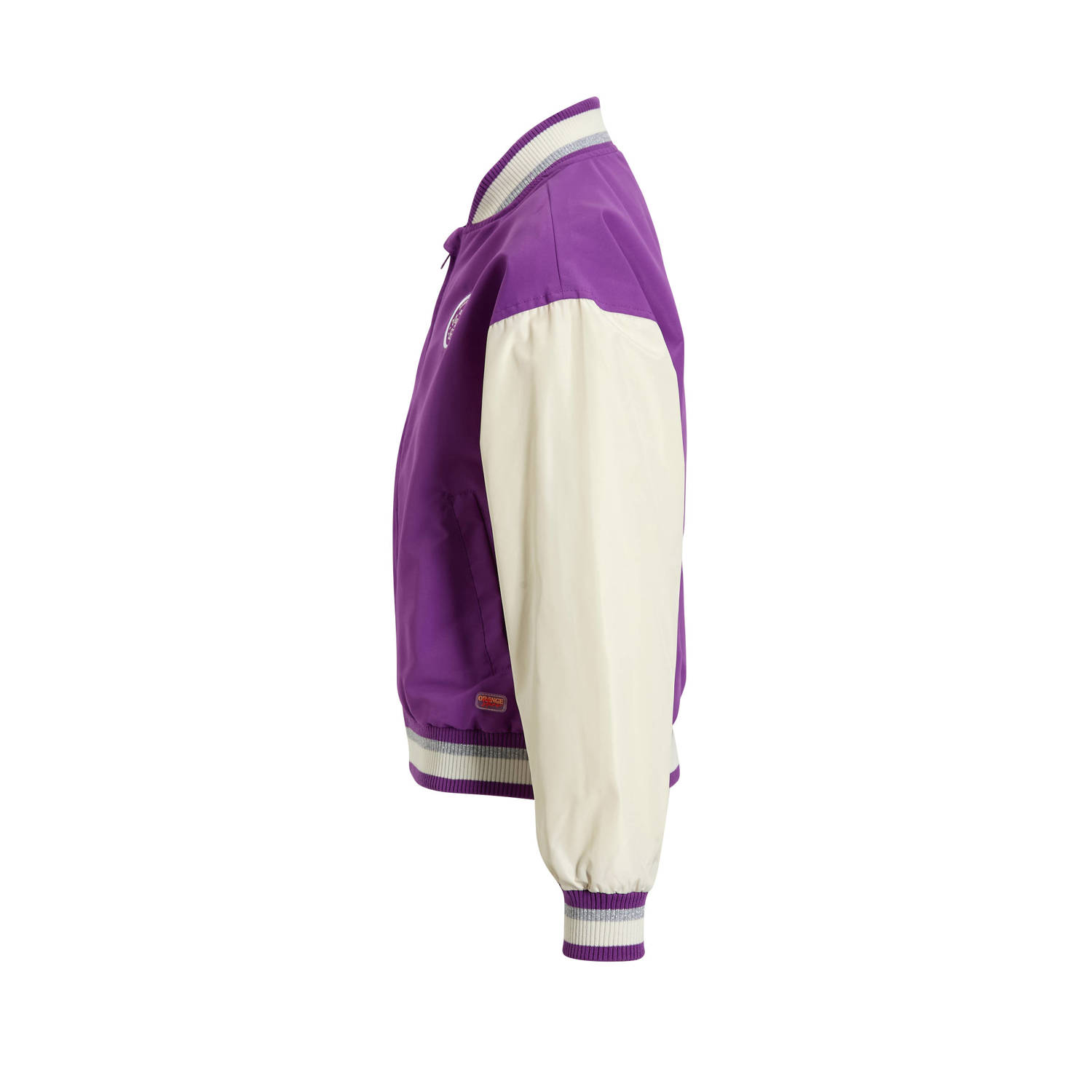 Orange Stars baseball jacket paars