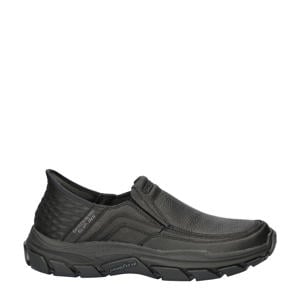 Hands Free Slip-Ins Respected leren instappers zwart