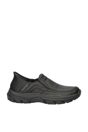 Hands Free Slip-Ins Respected leren instappers zwart