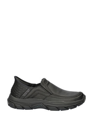 Hands Free Slip-Ins Respected leren instappers zwart