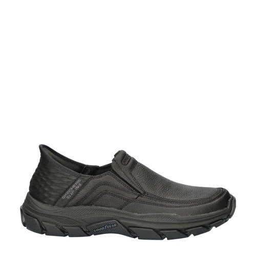 Skechers Hands Free Slip-Ins Respected leren instappers zwart afbeelding