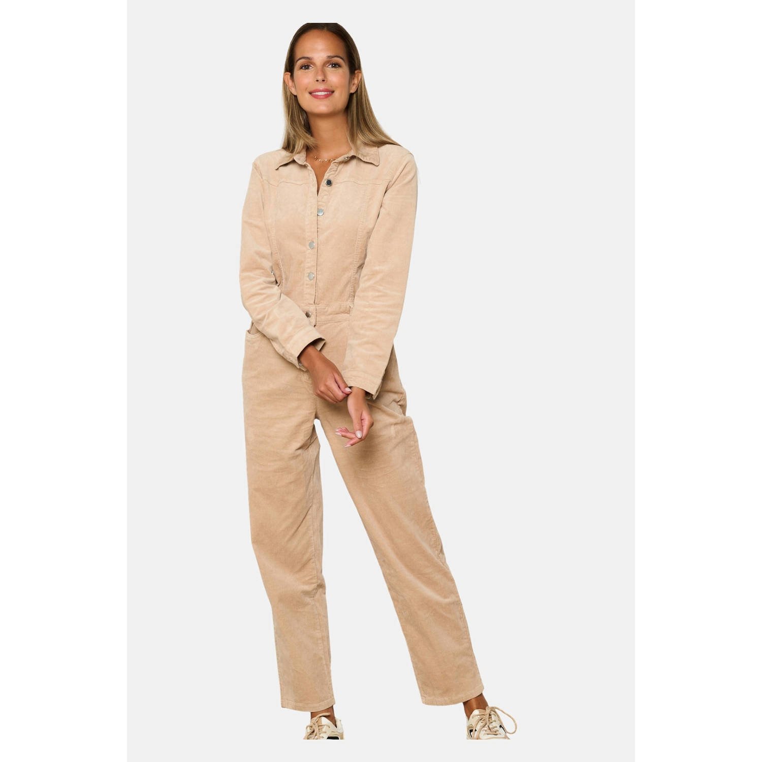 LOLALIZA jumpsuit lichtbruin