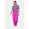 LOLALIZA wide leg broek roze