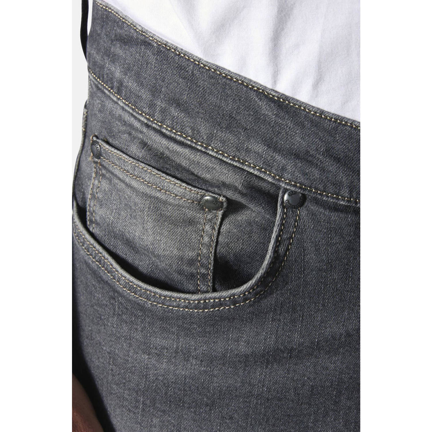 Jan Vanderstorm +FIT Collectie loose fit jeans JOEL Plus Size grijs