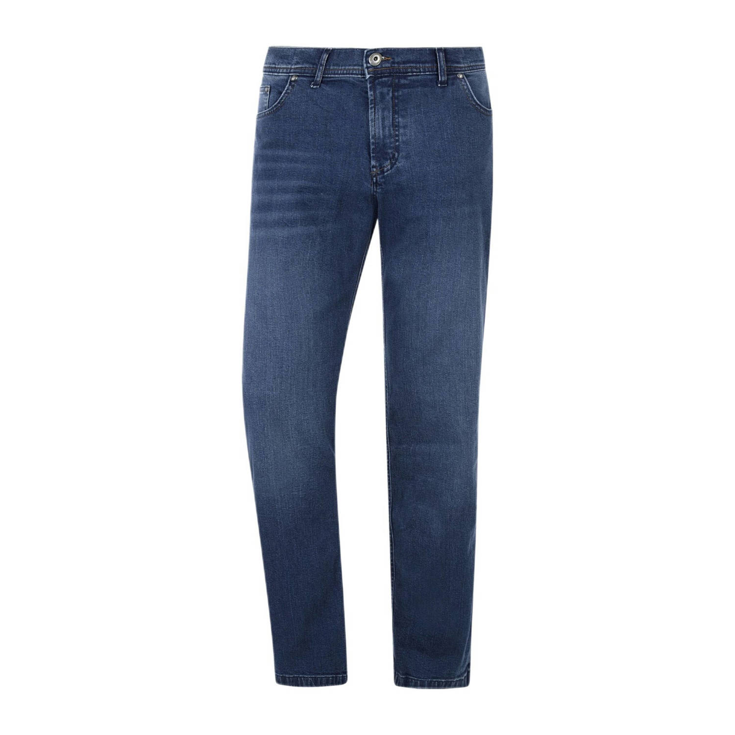 Jan Vanderstorm +FIT Collectie loose fit jeans JAAME Plus Size blauw