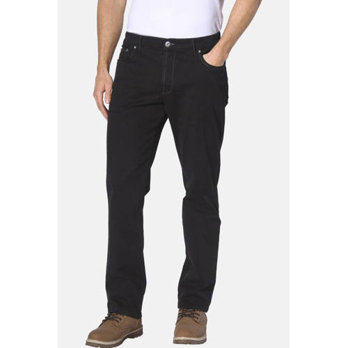 Jan Vanderstorm +FIT Collectie loose casual broek SKANNI Plus Size zwart afbeelding