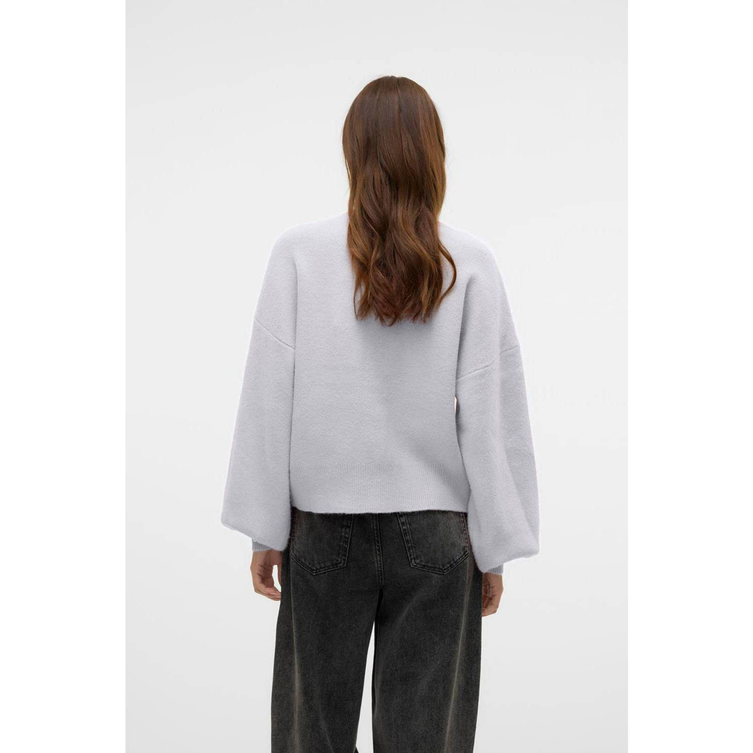 VERO MODA vest VMCARRIE lichtgrijs