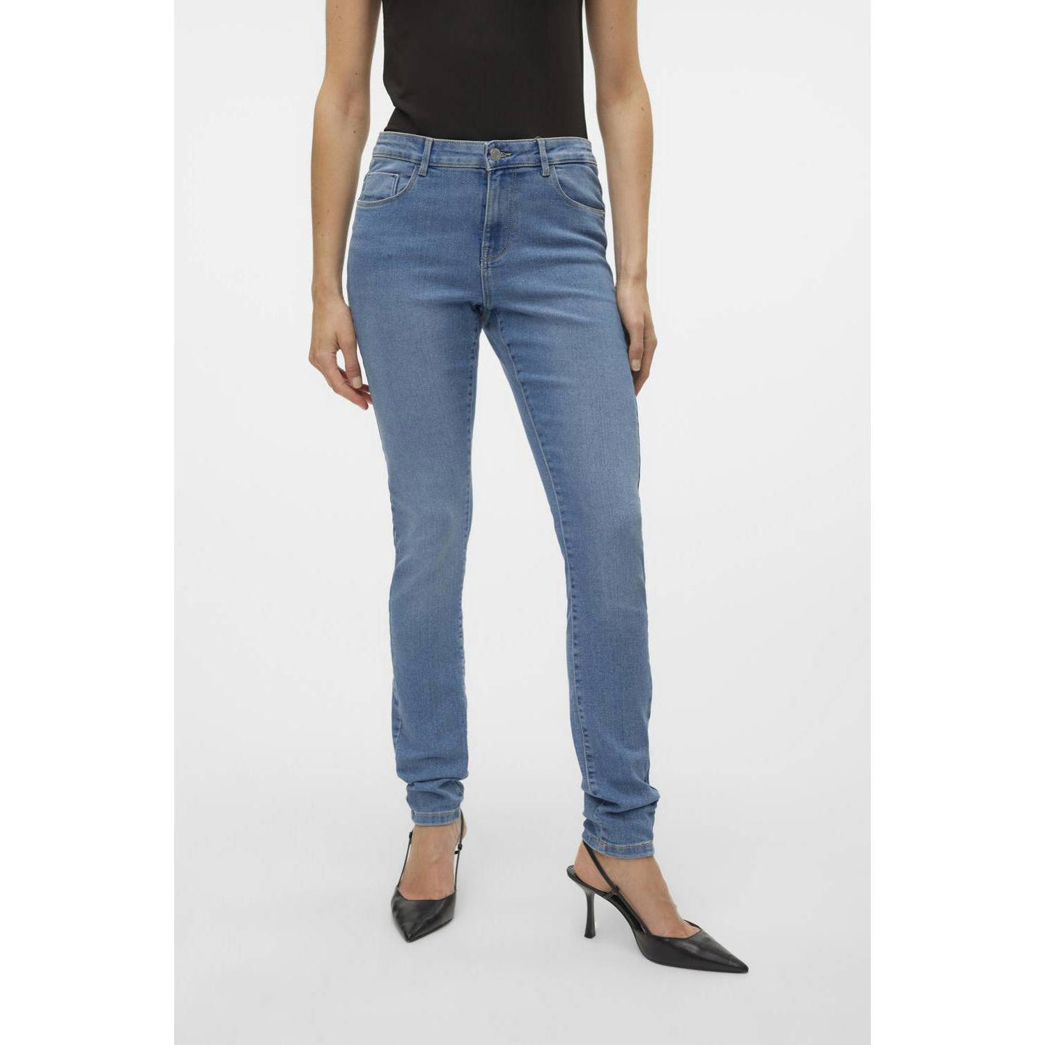 Vero Moda Skinny fit jeans VMELLY MR SKINNY JEANS BLUE NOOS