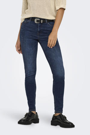 regular skinny jeans dark blue denim