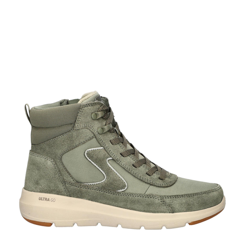 H By Hudson Women's Maldive Fashion Sneaker - Ultrasuede Perforated Summer Shoes With Flexible Rubber Sole