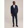 WE Fashion geruit colbert met wol donkerblauw