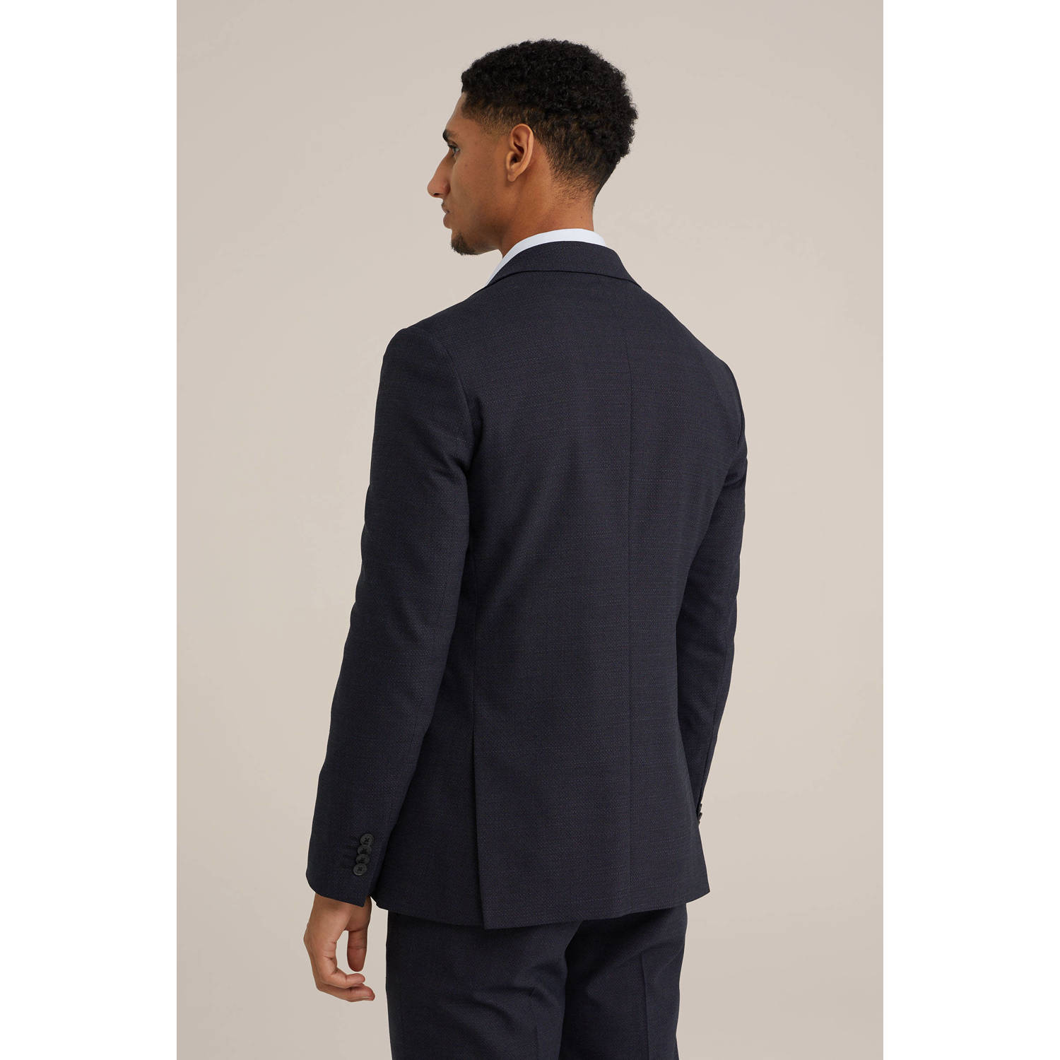WE Fashion colbert donkerblauw