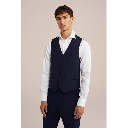 WE Fashion gilet donkerblauw afbeelding