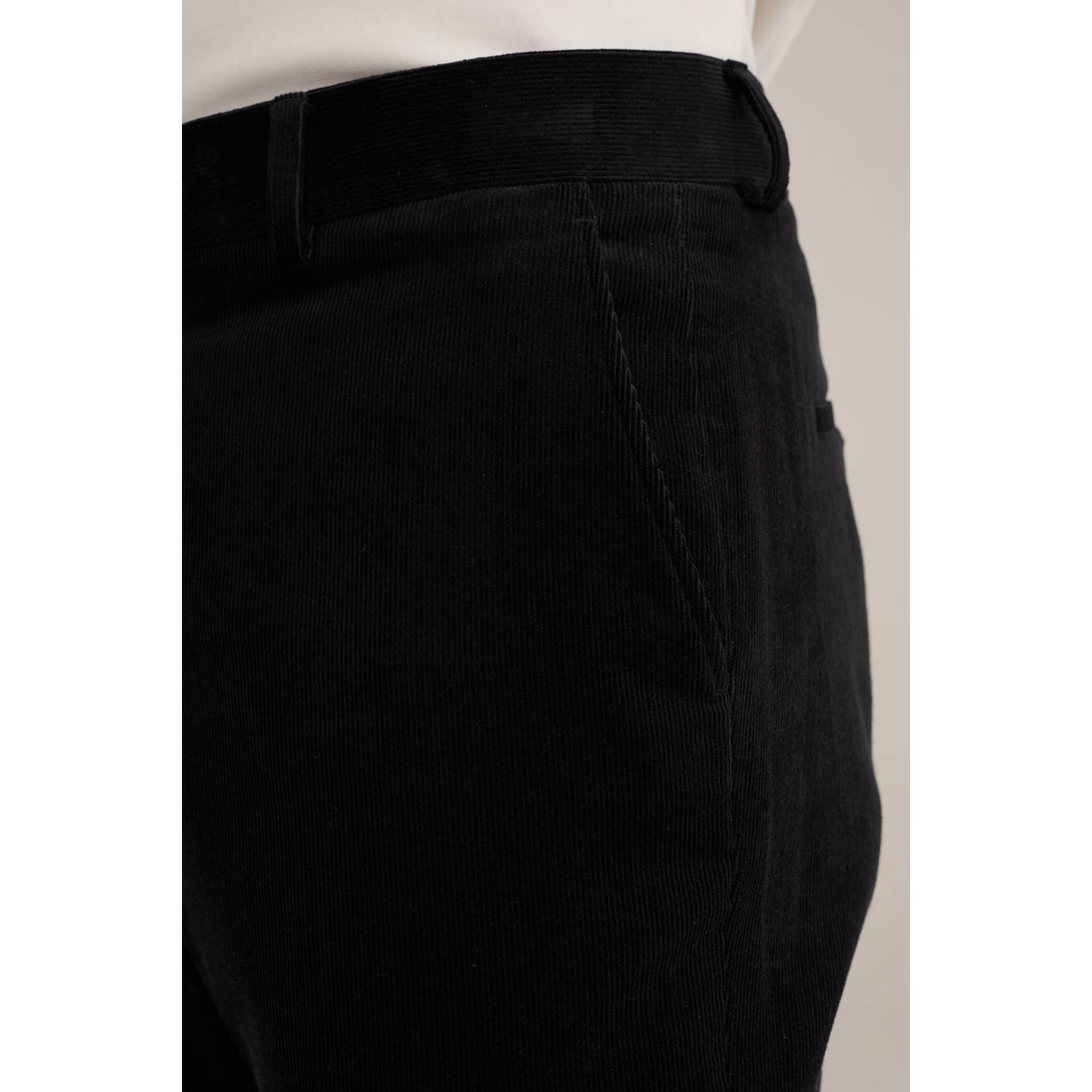 Van Gils slim pantalon zwart
