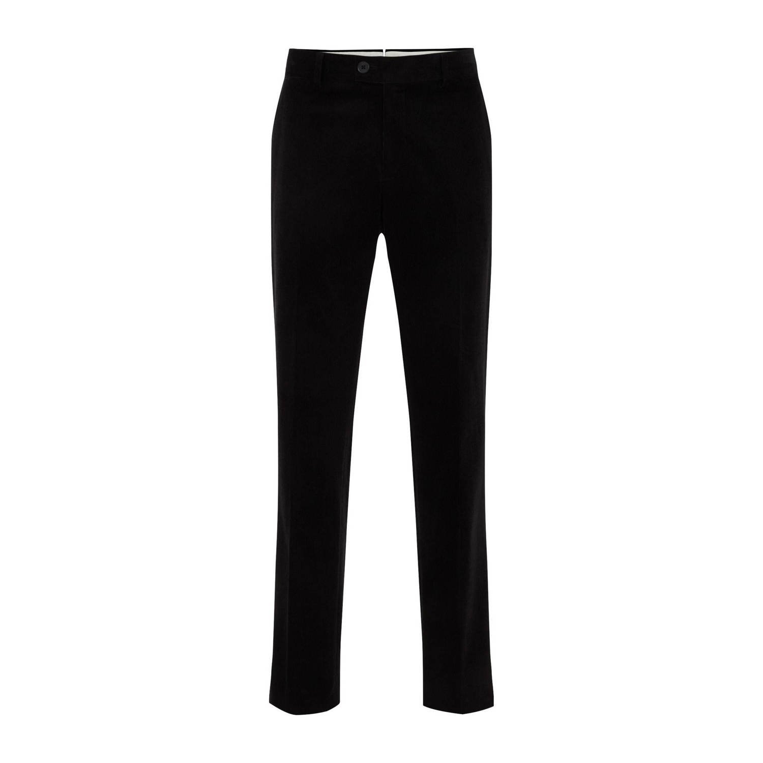 WE Fashion slim pantalon zwart