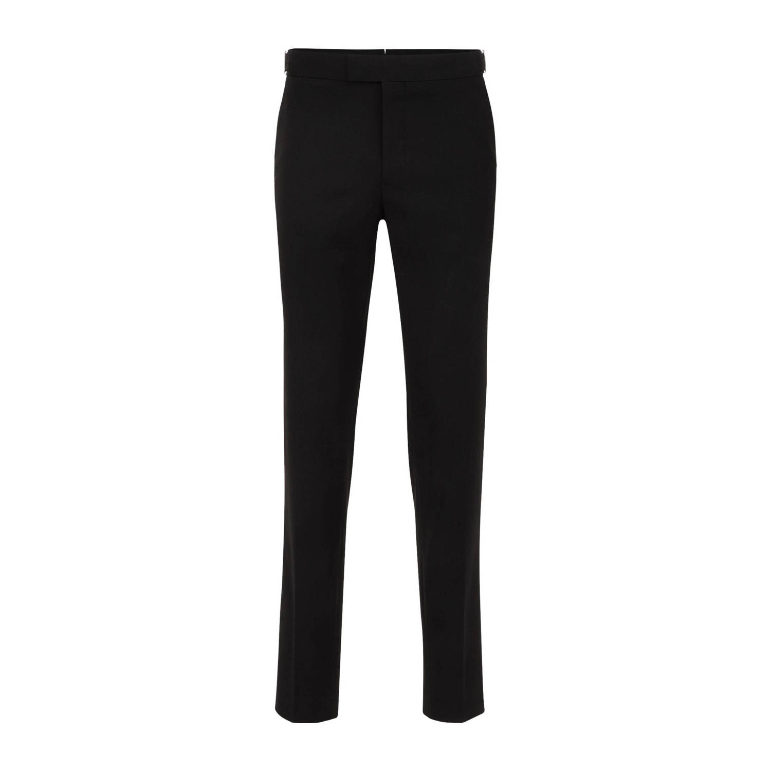 WE Fashion slim pantalon zwart
